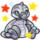 Enchanted Silver Newth Plushie Enchanted Silver Newth Plushie
