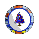 Blue Christmas Plate Blue Christmas Plate