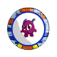 Pink Flobberbat Plate Pink Flobberbat Plate