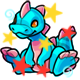 Enchanted Aqua Zetlian Plushie Enchanted Aqua Zetlian Plushie