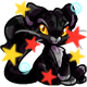 Enchanted Black Figaro Plushie Enchanted Black Figaro Plushie