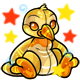 Enchanted Gold Newth Plushie Enchanted Gold Newth Plushie