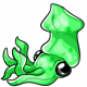 Green Squid Plushie