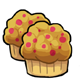 Low Fat Strawberry Muffin