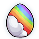 Pastel Rainbow Glowing Egg