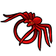 Plastic Red Spider Ring