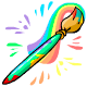 Rainbow Fairy Paint Brush