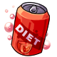 Empty Diet Tomato Soda
