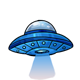 Blue UFO