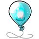 Blue Neon Balloon