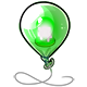 Green Neon Balloon
