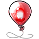 Red Neon Balloon