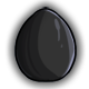 Black Glowing Egg