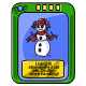 Snowman Twin Trading Card