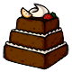 Chocolate Pyramid Cake