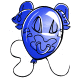 Blue Daisy Balloon