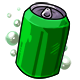 Empty Green Soda