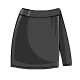 Grey Short Skirt