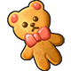 Strawberry Gingerbread Bear