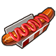 Ketchup Naked Hot Dog