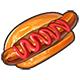 Ketchup Hot Dog