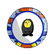 Black Eggy Plate Black Eggy Plate