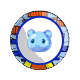Blue Gummi Plate Blue Gummi Plate