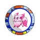 Pink Foxicle Plate Pink Foxicle Plate