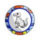 White Deeko Plate White Deeko Plate