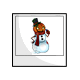 Halloween Snowman Photo