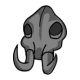 Grey Minnoth Skull