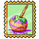 Halloween Candy Apple Stamp
