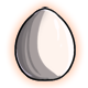 White Chocolate Glowing Egg